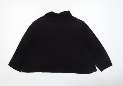 Womens UK Size 2 Ann Harvey Black Basic Jacket