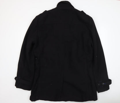 Mens UK Size 2XL Tom Tailor Denim Black Overcoat