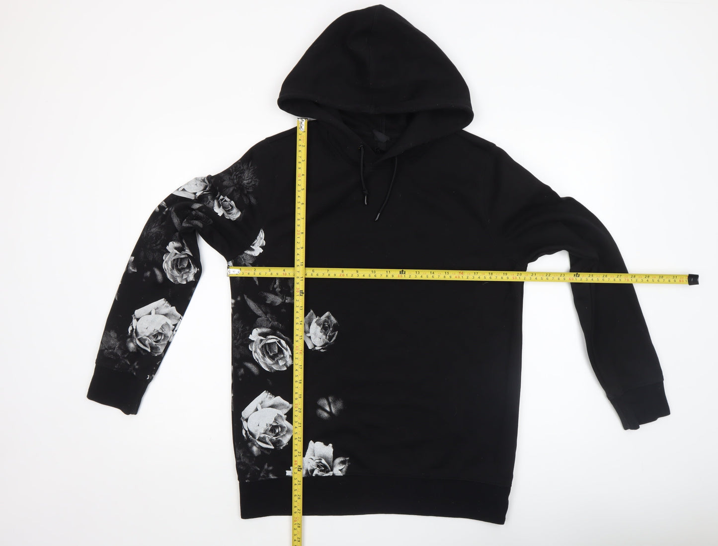 Womens UK Size 12 H&M Black Pullover Hoodie