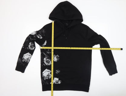 Womens UK Size 12 H&M Black Pullover Hoodie