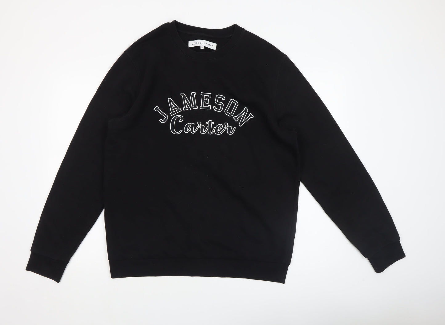 Mens UK Size XL Jameson Carter Black Pullover Sweatshirt