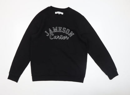 Mens UK Size XL Jameson Carter Black Pullover Sweatshirt