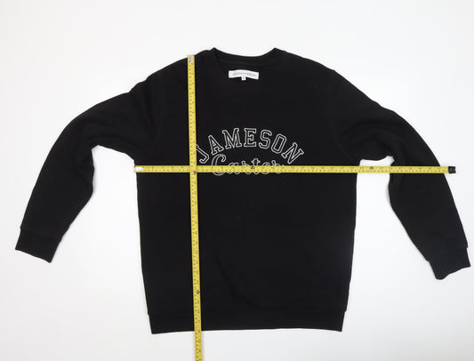 Mens UK Size XL Jameson Carter Black Pullover Sweatshirt