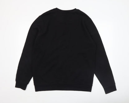 Mens UK Size XL Jameson Carter Black Pullover Sweatshirt
