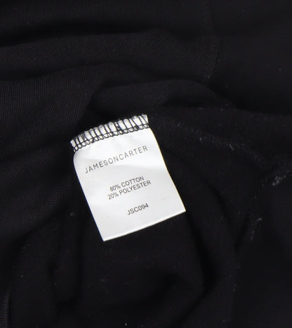 Mens UK Size XL Jameson Carter Black Pullover Sweatshirt