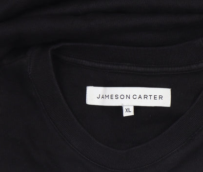 Mens UK Size XL Jameson Carter Black Pullover Sweatshirt