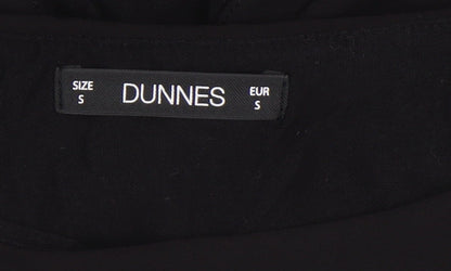 Womens UK Size S Dunnes Black Wrap Blouse