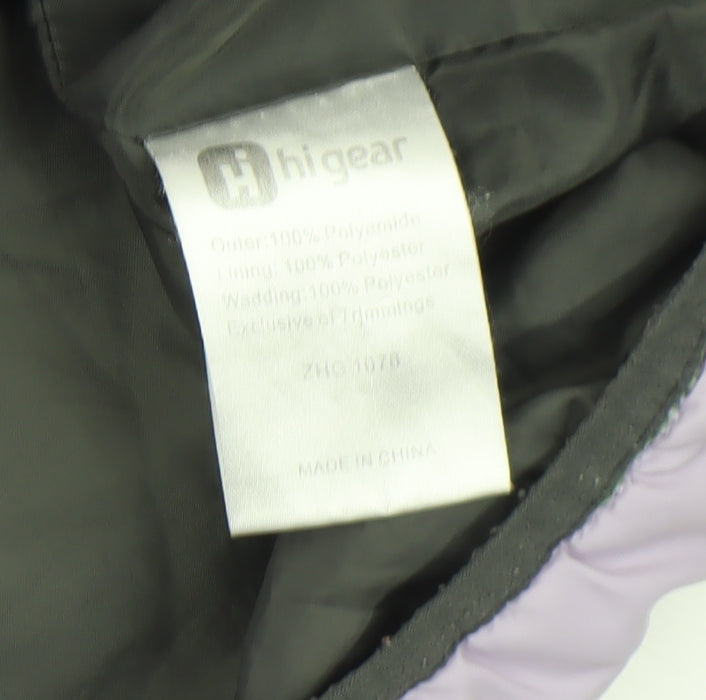 Womens UK Size 12 Hi Gear Purple Puffer Jacket