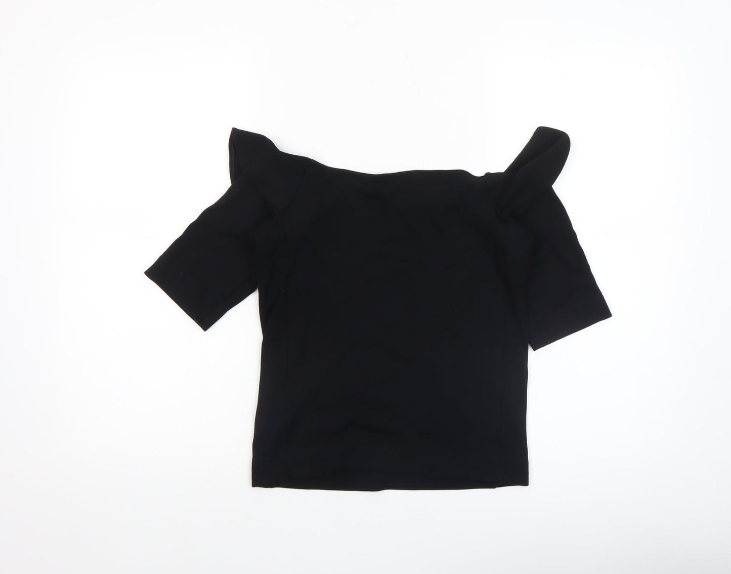 Womens UK Size 12 Whistles Black Basic Blouse