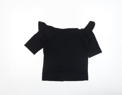 Womens UK Size 12 Whistles Black Basic Blouse
