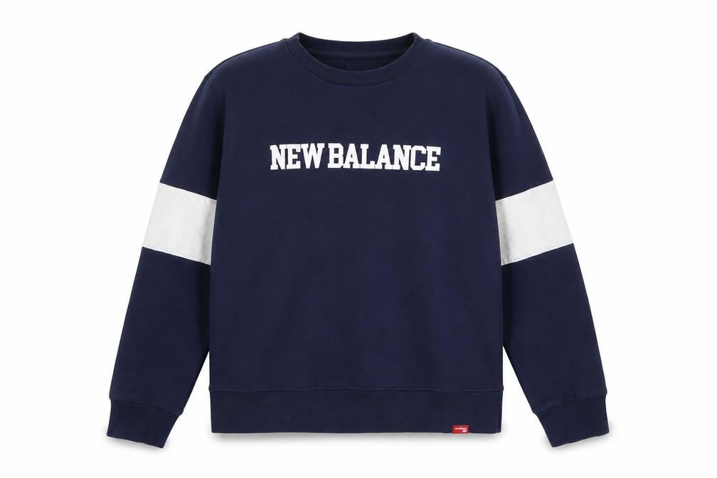 New Balance Boys Blue Crew Neck Pullover Sweatshirt Size L