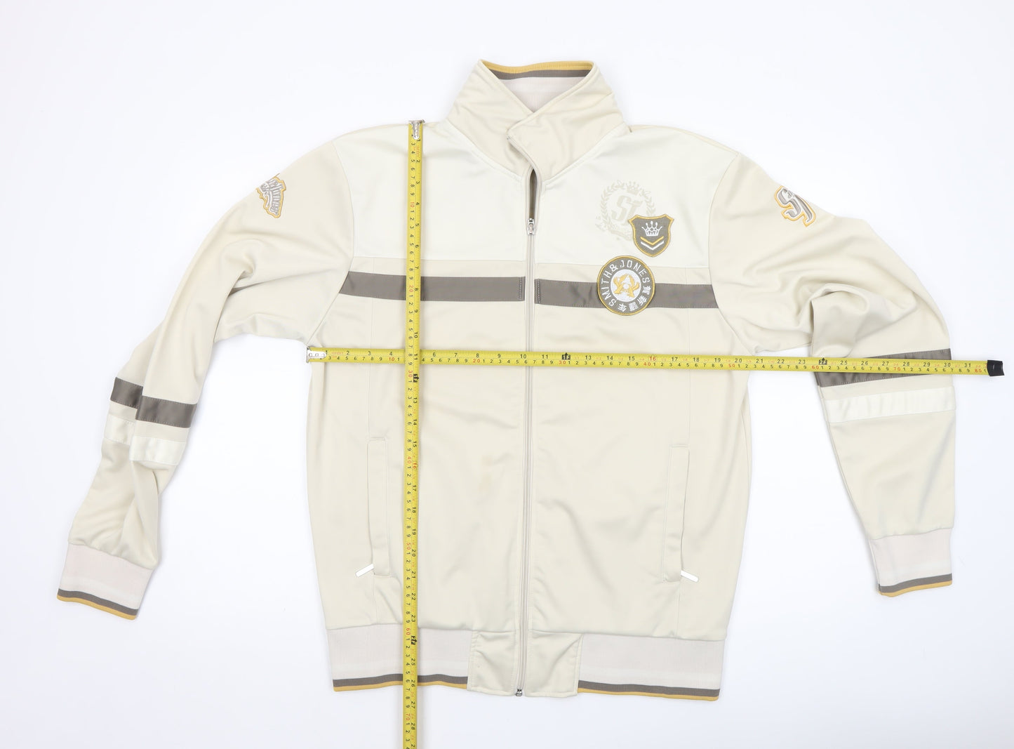 Mens UK Size L Smith & Jones Beige Basic Jacket