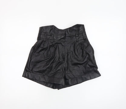 Womens UK Size 8 River Island Regular Fit Paperbag Shorts