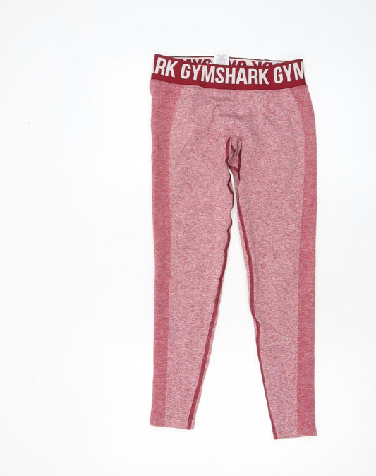Womens UK Size S Gymshark Slim Fit Leggings Red Leggings