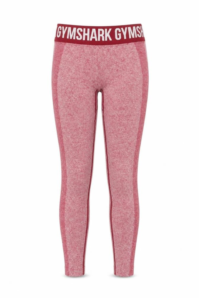Womens UK Size S Gymshark Slim Fit Leggings Red Leggings