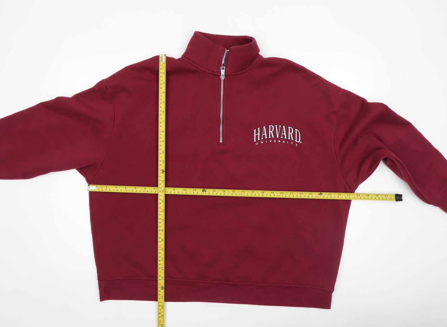 Womens UK Size L Harvard University Red Pullover Sweatshirt