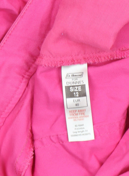 Womens UK Size 12 St. Bernard for Dunnes Slim Fit Skinny Pink Trousers