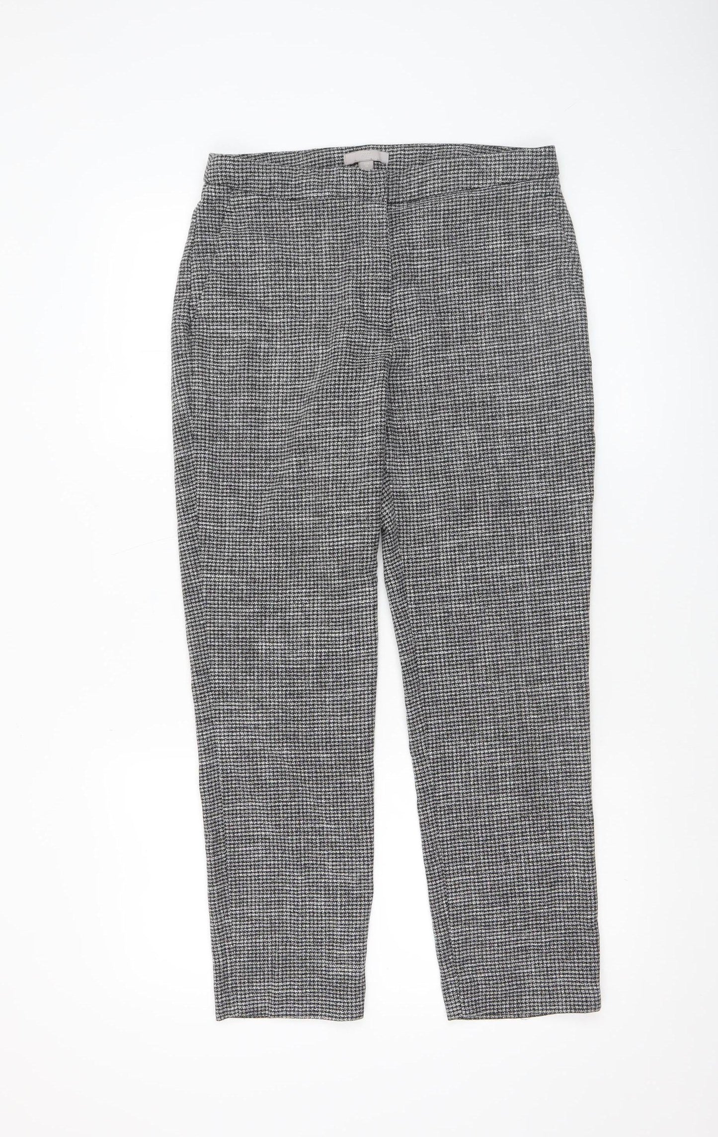Womens UK Size 8 H&M Slim Fit Business Casual Workwear Grey Trousers