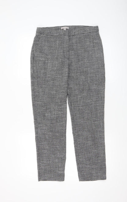 Womens UK Size 8 H&M Slim Fit Business Casual Workwear Grey Trousers