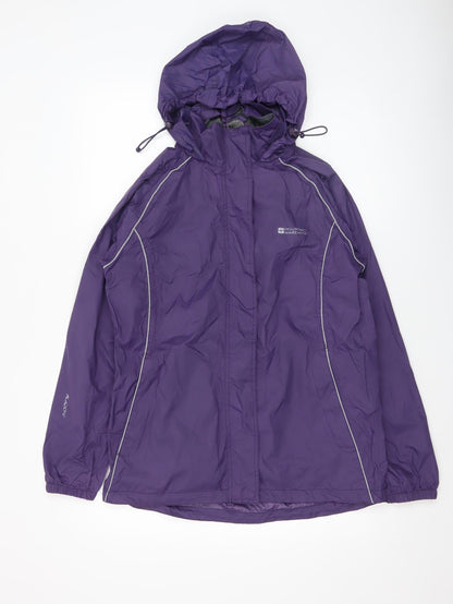 Womens UK Size 10 Mountain Warehouse Purple Rain Coat