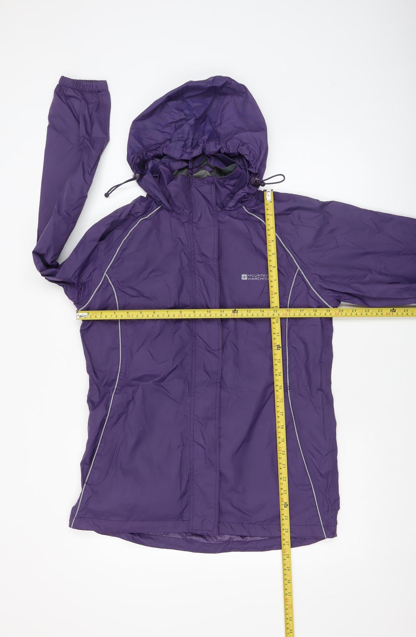 Womens UK Size 10 Mountain Warehouse Purple Rain Coat