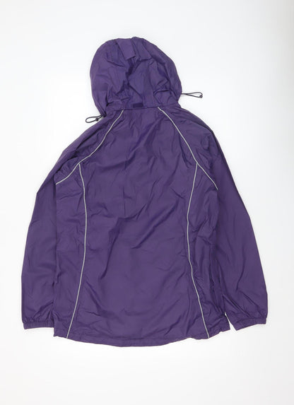 Womens UK Size 10 Mountain Warehouse Purple Rain Coat