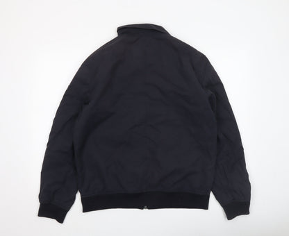 Mens UK Size M Jasper Conran Black Bomber Jacket