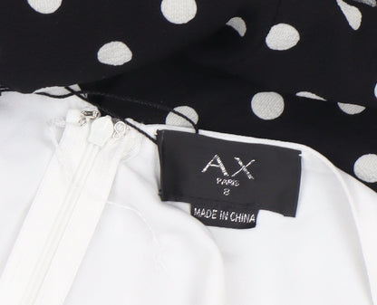 Womens UK Size 8 AX Paris Fit & Flare Dress