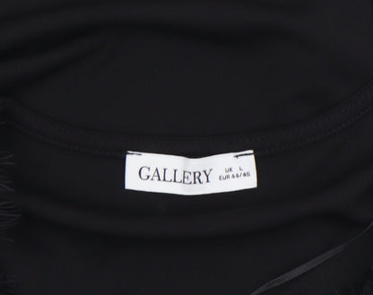 Womens UK Size L Gallery Black Camisole Blouse