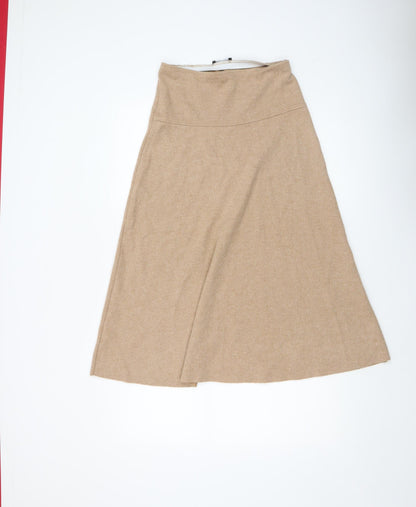 Womens UK Size S Zara A-Line Knit Skirt
