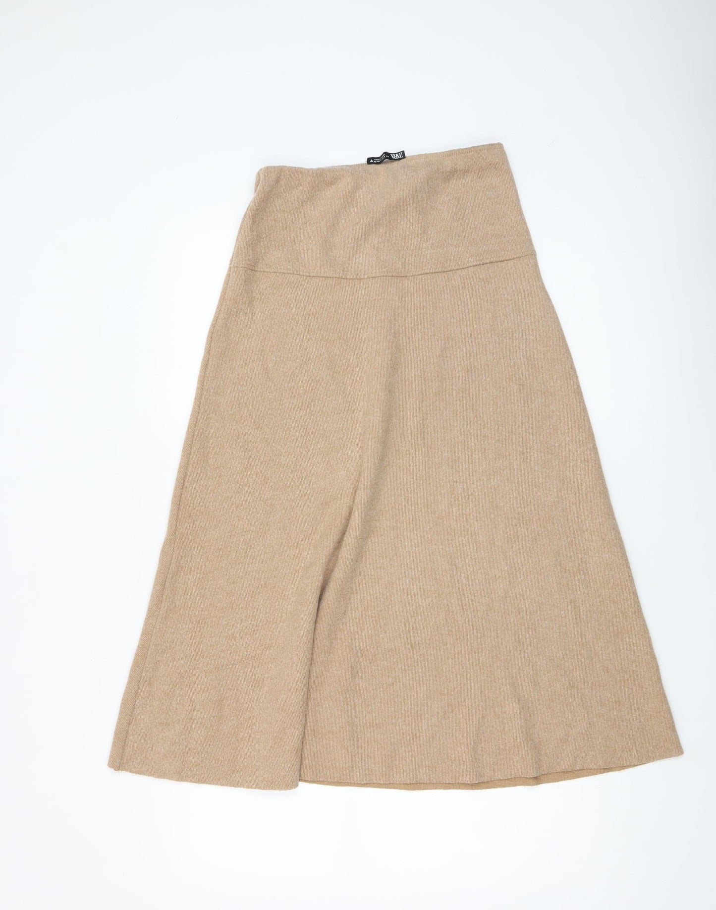 Womens UK Size S Zara A-Line Knit Skirt