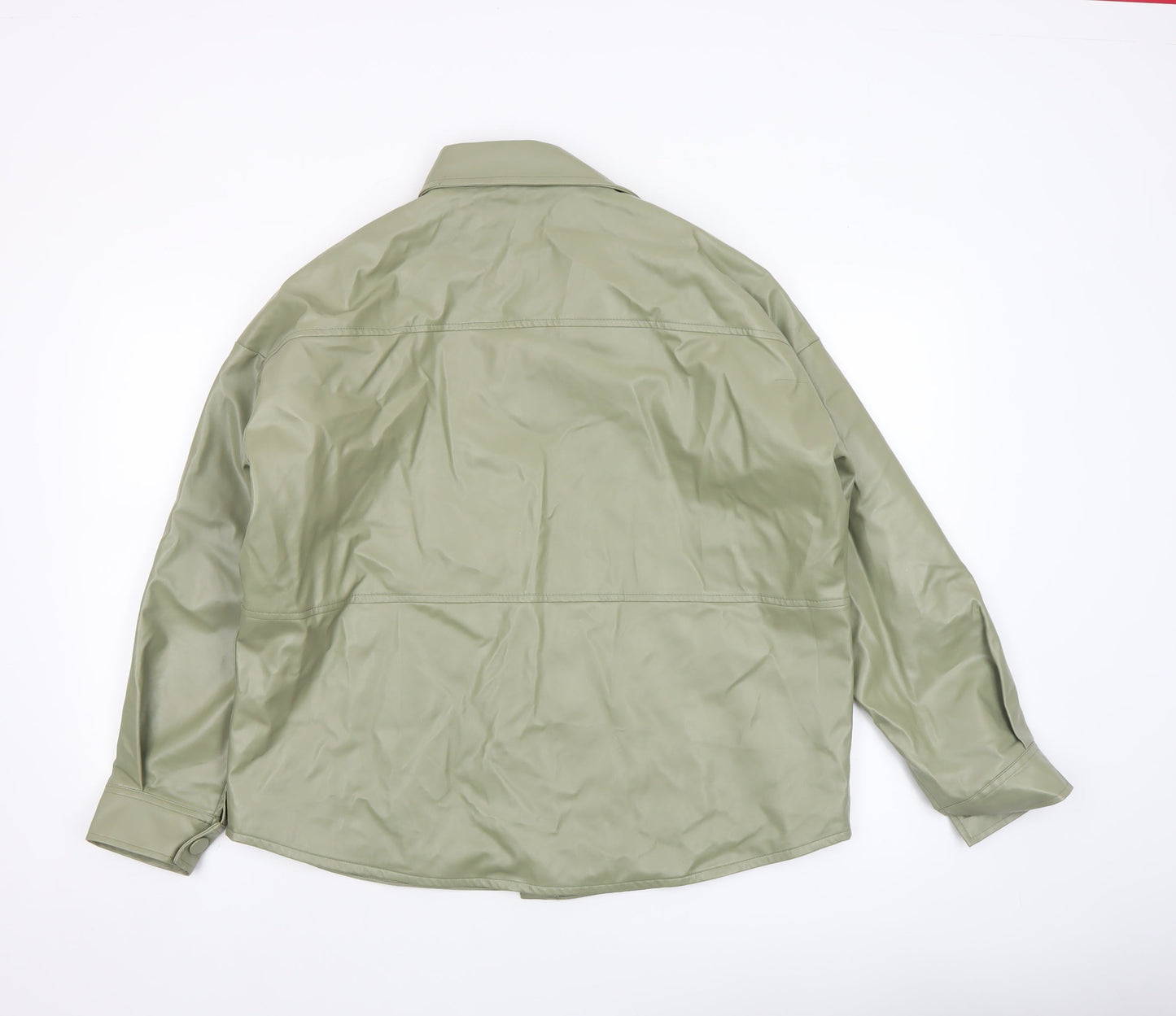 Womens UK Size 12 Heartbreak Green Basic Jacket