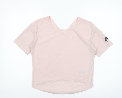 Womens UK Size XS Nike Pink Gym & TrainingRunning & JoggingYoga T-Shirt