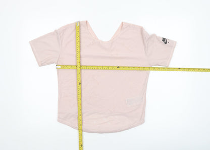 Womens UK Size XS Nike Pink Gym & TrainingRunning & JoggingYoga T-Shirt