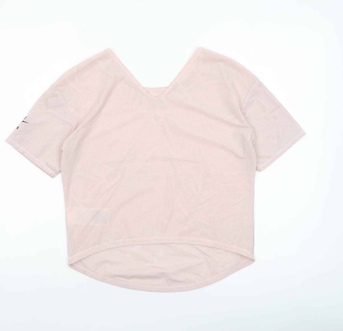 Womens UK Size XS Nike Pink Gym & TrainingRunning & JoggingYoga T-Shirt