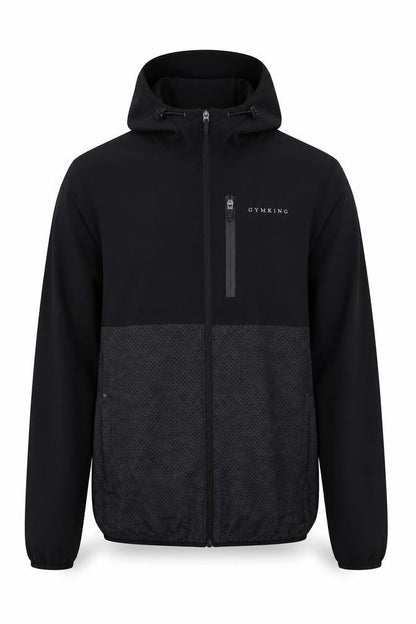 Mens UK Size S Gym King Black Full Zip Hoodie