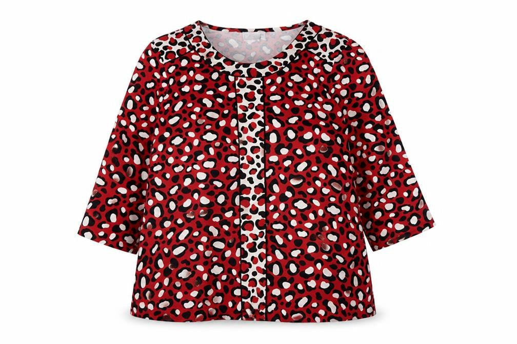 Womens UK Size 18 Cotswold Collections Red Tunic Blouse