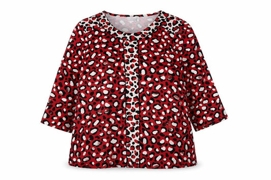 Womens UK Size 18 Cotswold Collections Red Tunic Blouse