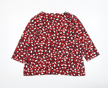 Womens UK Size 18 Cotswold Collections Red Tunic Blouse