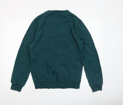 Mens UK Size S Easy Clothing Suppliers Green Pullover Sweatshirt