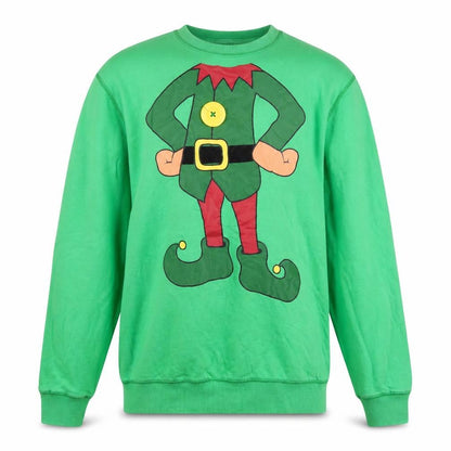 Mens UK Size M Easy Green Pullover Sweatshirt