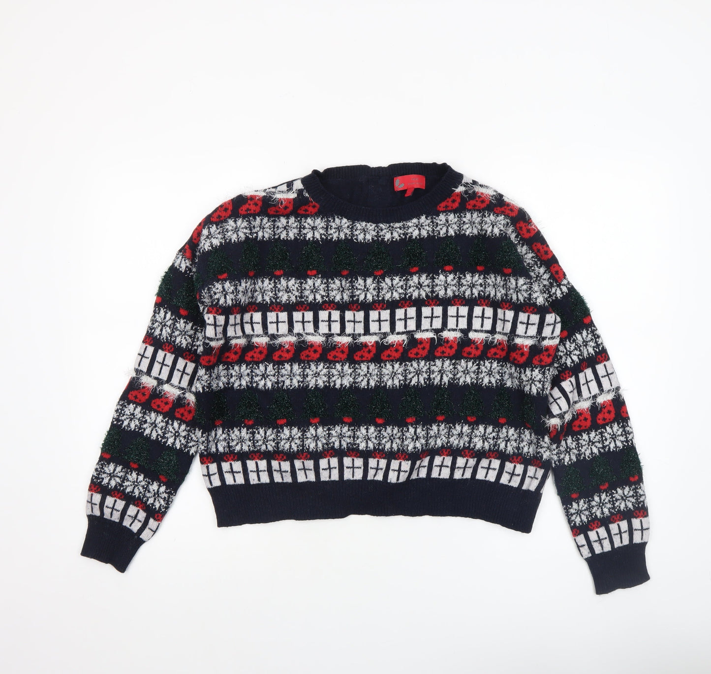 Womens UK Size 14 NEXT Multicoloured Pullover Jumper