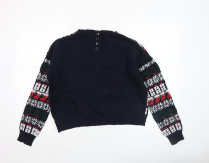 Womens UK Size 14 NEXT Multicoloured Pullover Jumper