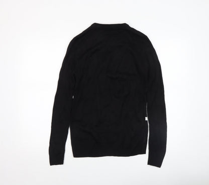 Boys UK Size 13-14 Years H&M Black Pullover Jumper