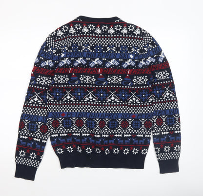 Mens UK Size S Petrol Industries Multicoloured Pullover Jumper