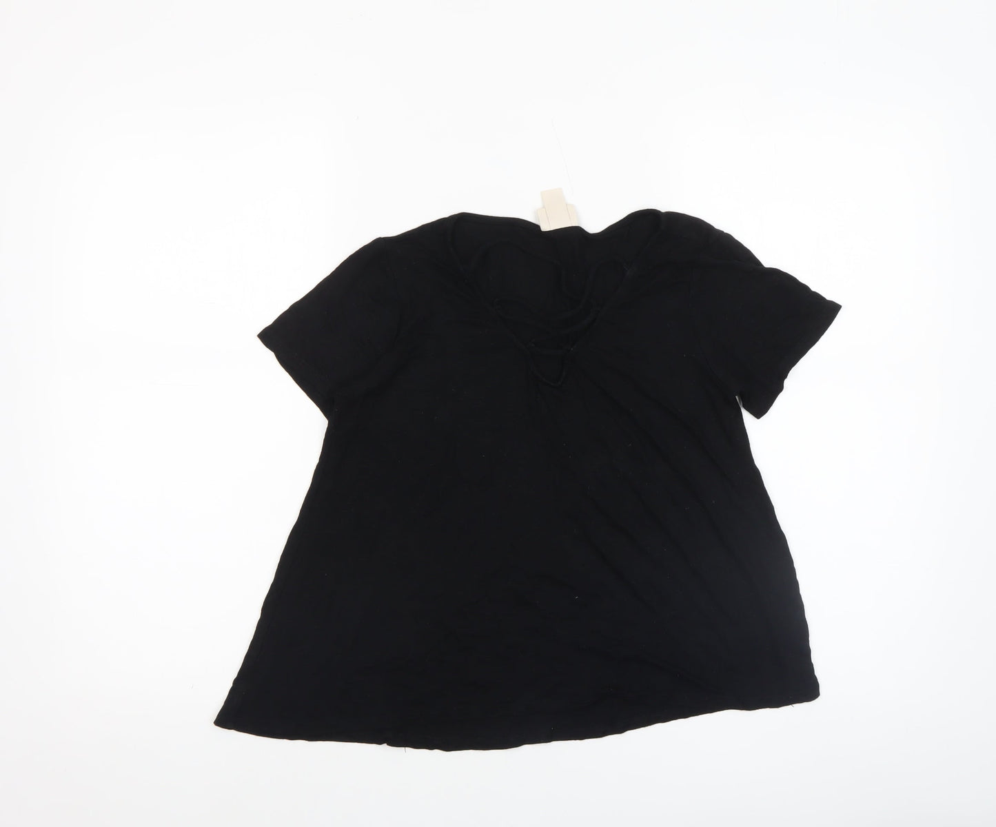 Womens UK Size XS Mossimo Supply Co. Black Basic T-Shirt