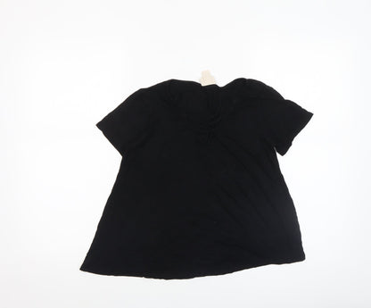 Womens UK Size XS Mossimo Supply Co. Black Basic T-Shirt