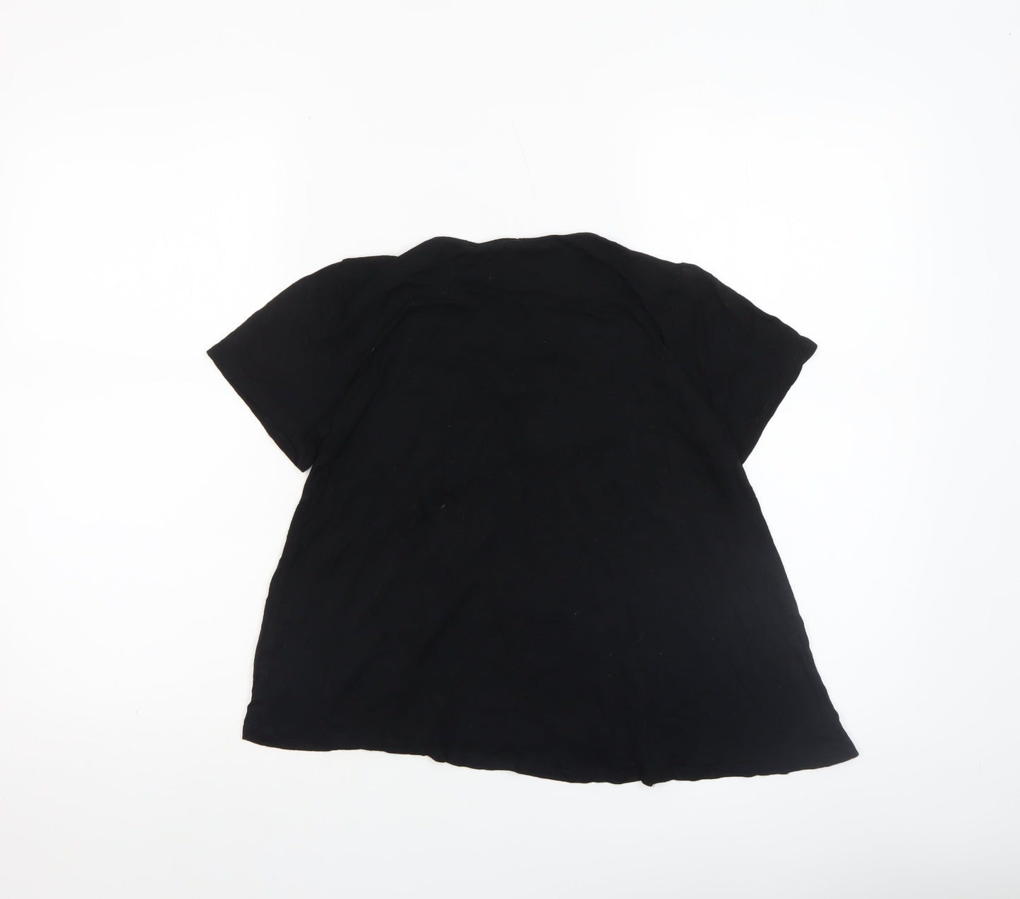 Womens UK Size XS Mossimo Supply Co. Black Basic T-Shirt