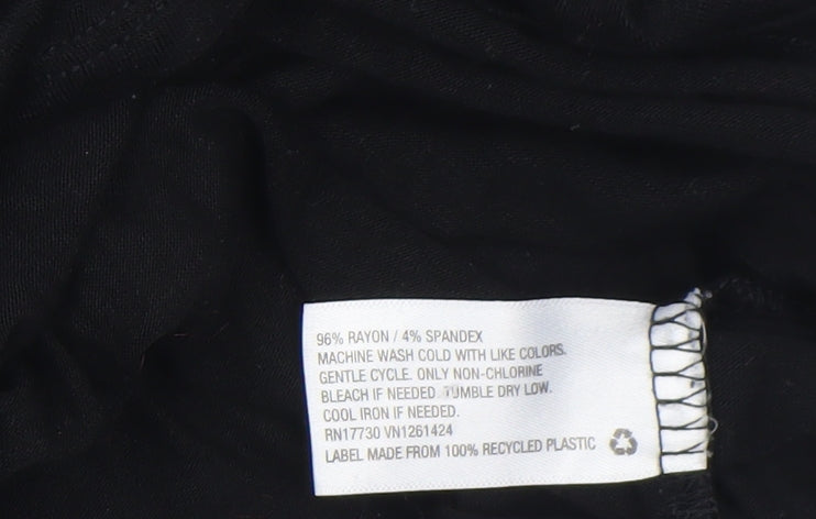 Womens UK Size XS Mossimo Supply Co. Black Basic T-Shirt