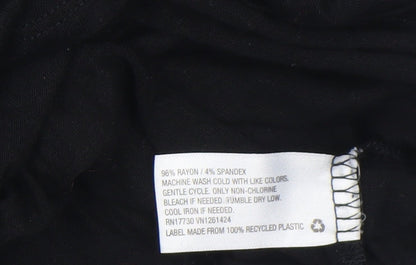 Womens UK Size XS Mossimo Supply Co. Black Basic T-Shirt